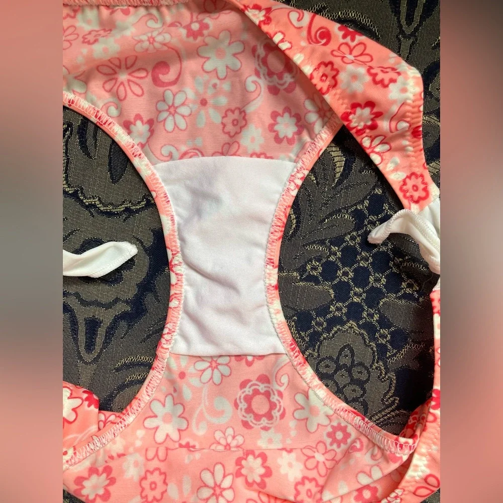🌸Girls Floral Italian Tezenis Bathing Suit Bikini Bottom, size 12